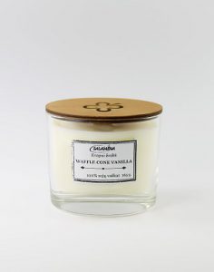 sojų vaško žvakė