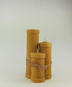 bičių vaško žvakės