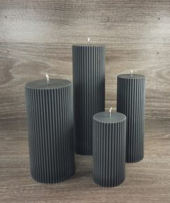 Sojų vaško cilindrinės žvakės