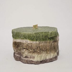 Palmių vaško žvakė "AKMUO",palm wax candle "STONE"