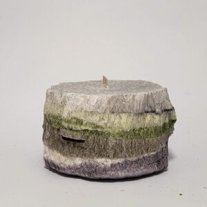 Palmių vaško žvakė "AKMUO",palm wax candle "STONE"