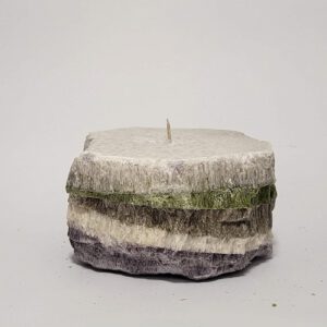 Palmių vaško žvakė "AKMUO",palm wax candle "STONE"