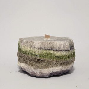 Palmių vaško žvakė "AKMUO",palm wax candle "STONE"