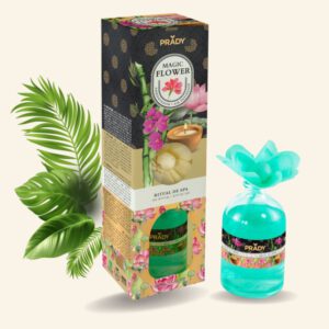 NAMŲ KVAPAI SU GĖLE PRADY,HOME FRAGRANCE WITH FLOWER PRADY
