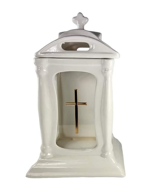 Keramikinė žvakidė į kapines,grave candle