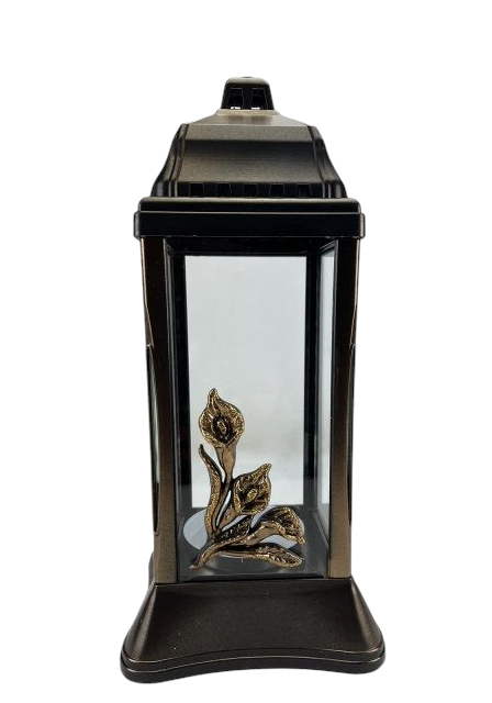 Žvakė į kapines K-5 auksinė 29 cm.