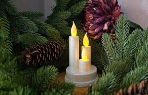 LED įdėkla/žvakė į kapines