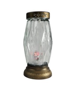 Žvakė į kapines su saulės baterija