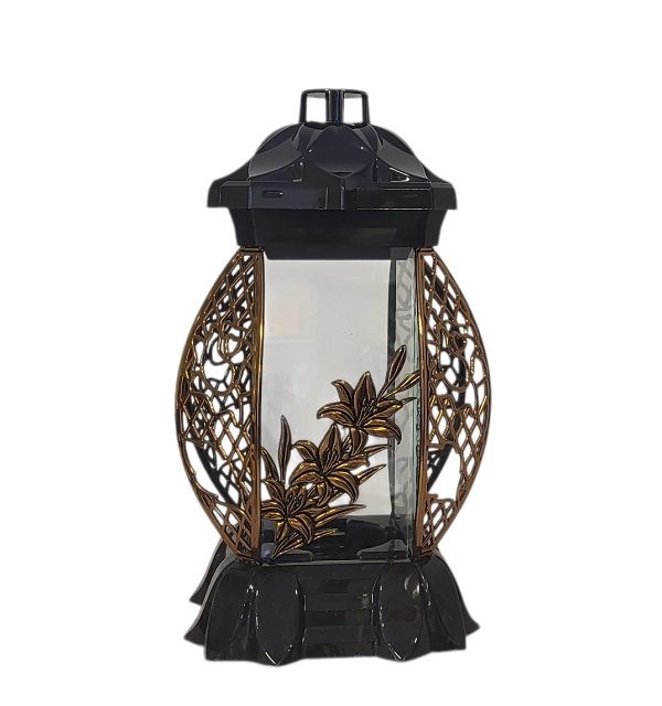 Žvakidė į kapines K-13 VL vario spalvos 27 cm.