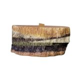 Palmių vaško žvakė AKMUO, palm wax candle STONE