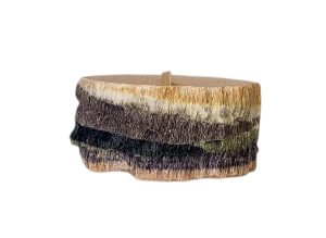 Palmių vaško žvakė AKMUO, palm wax candle STONE